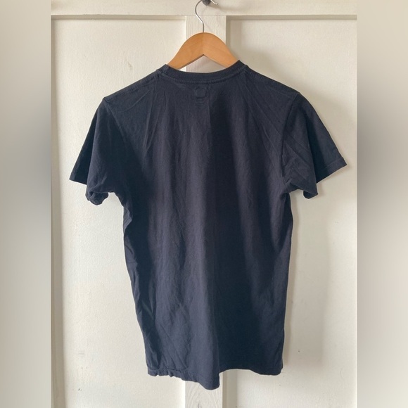 SAKS Fifth Avenue Small black tee shirt 100% supima cotton basic black tee - Picture 5 of 5